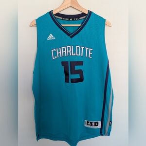 Adidas Kemba Walker NBA Charlotte Hornets 2015 #15 Swingman Jersey Size Adult XL